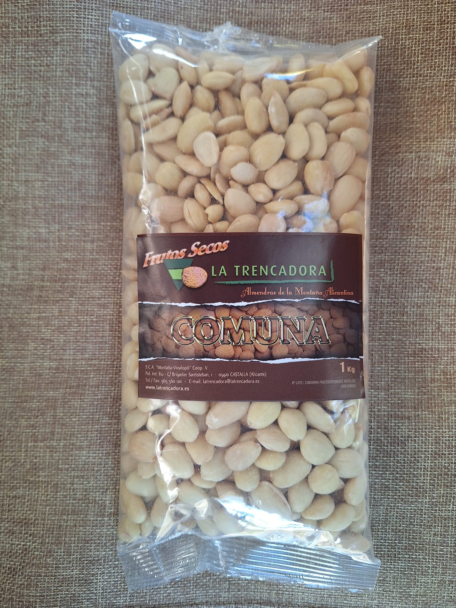 almendra comuna repelada 1kg almendra comuna repelada 1kg