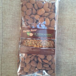 almendra marcona cruda con piel 1 kg